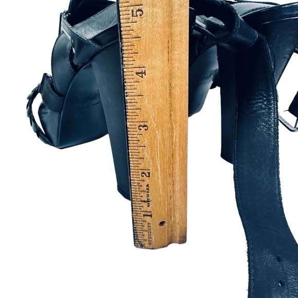 Sexy platforms with rocker edge by Pour La Victoire studded braided straps 9.5 - Picture 7 of 7